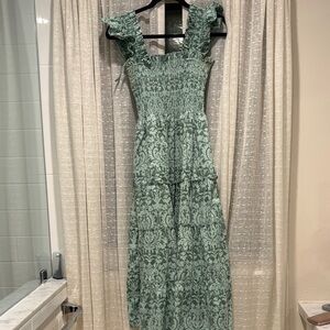 Hill House Green Midi Dress